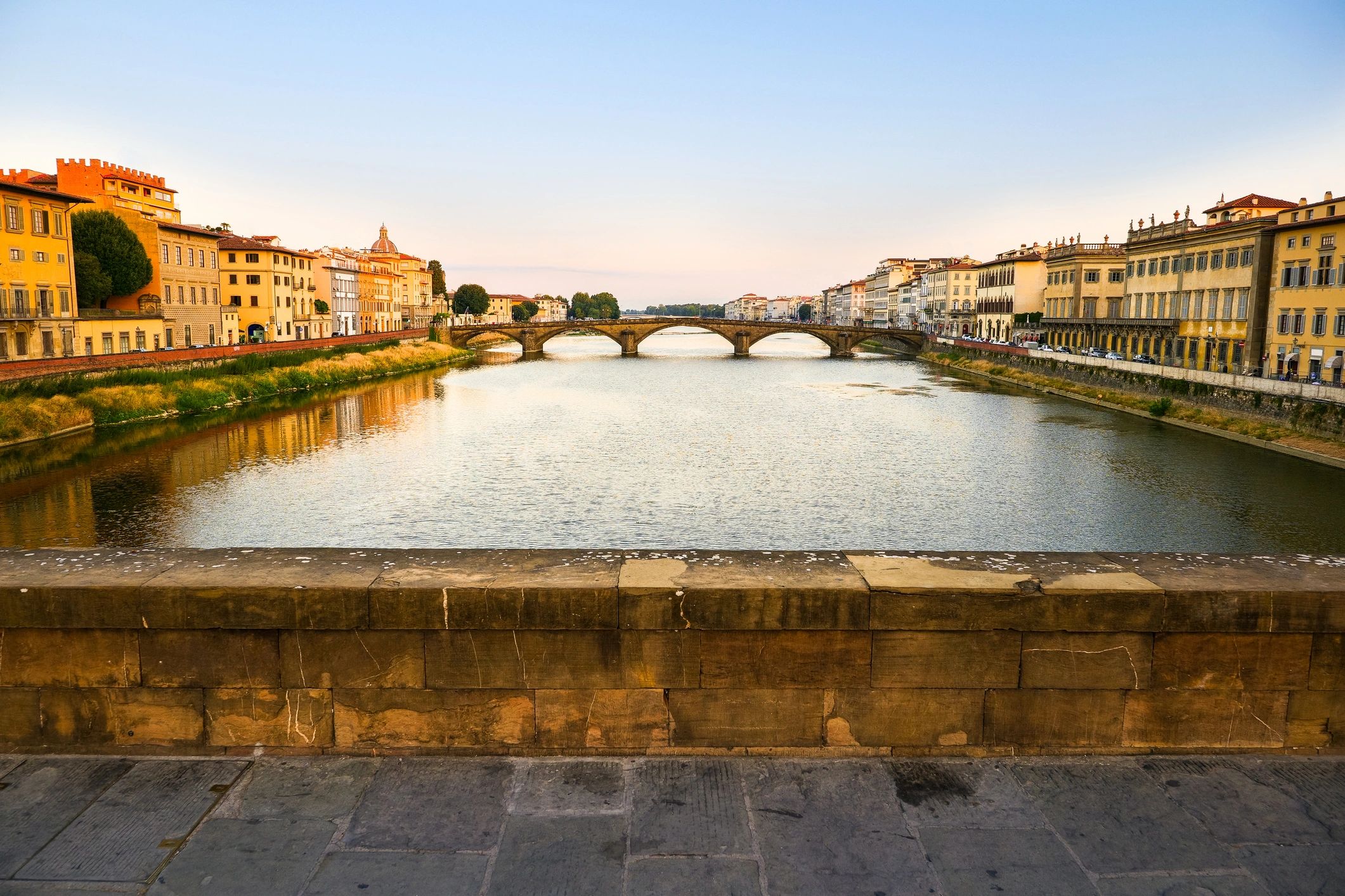 Arno River and bridge in Florence