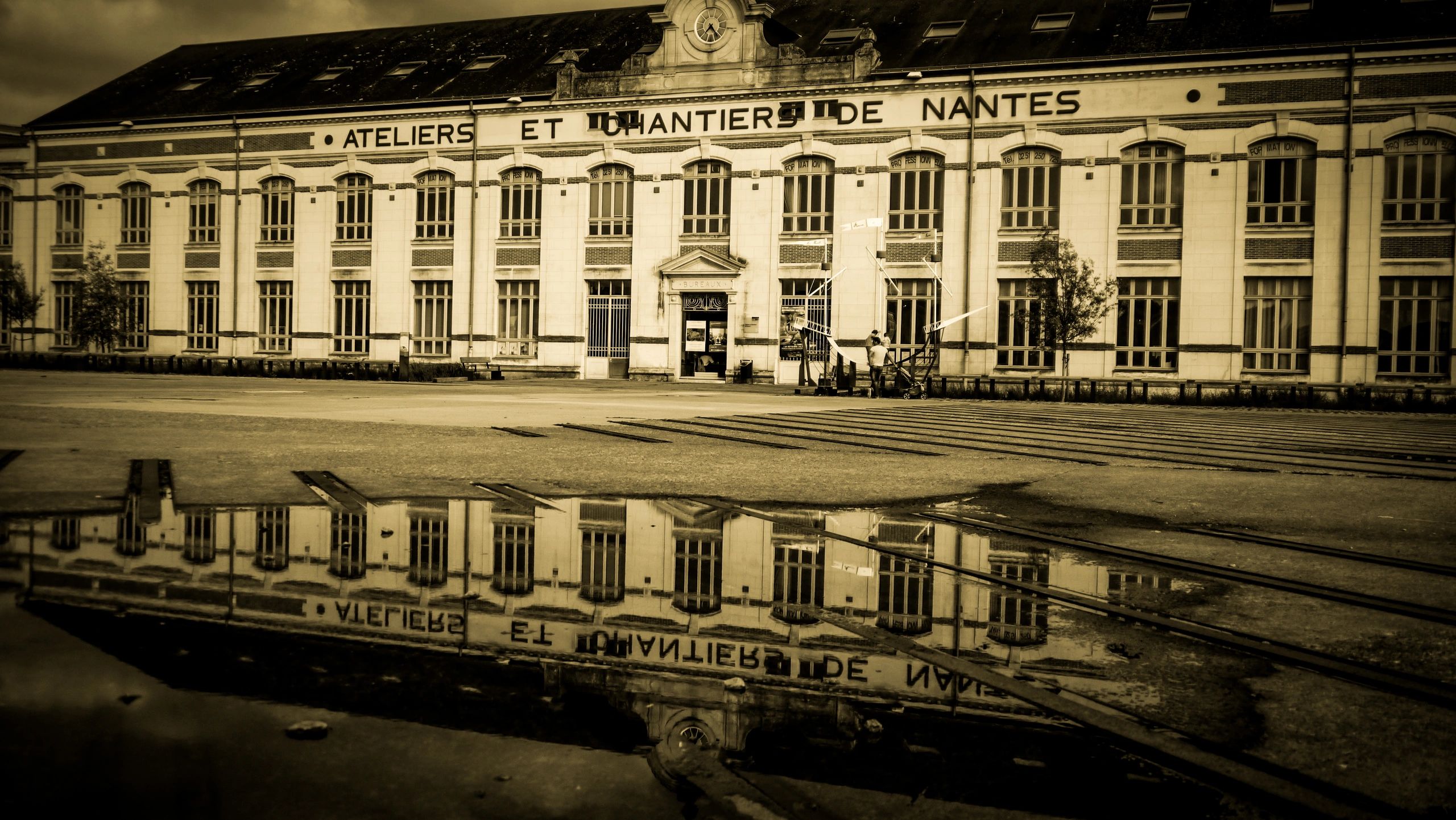 Historic industrial architecture in Nantes